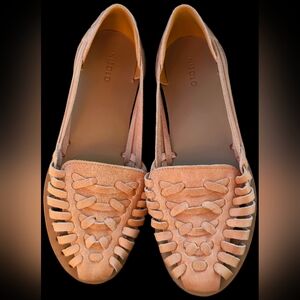 Nisolo Huarache Woven Sandals Almond Size 8.5